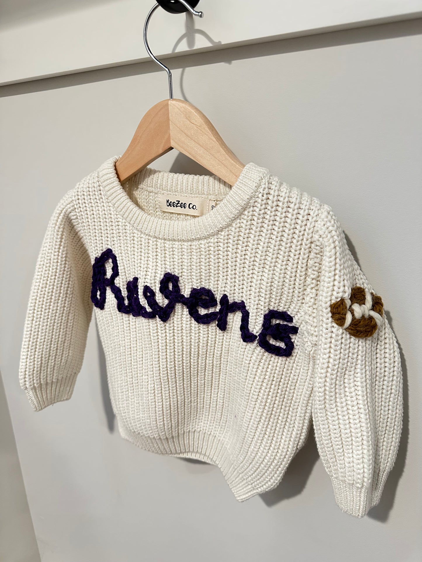 Embroidered Custom Sports Team Sweater