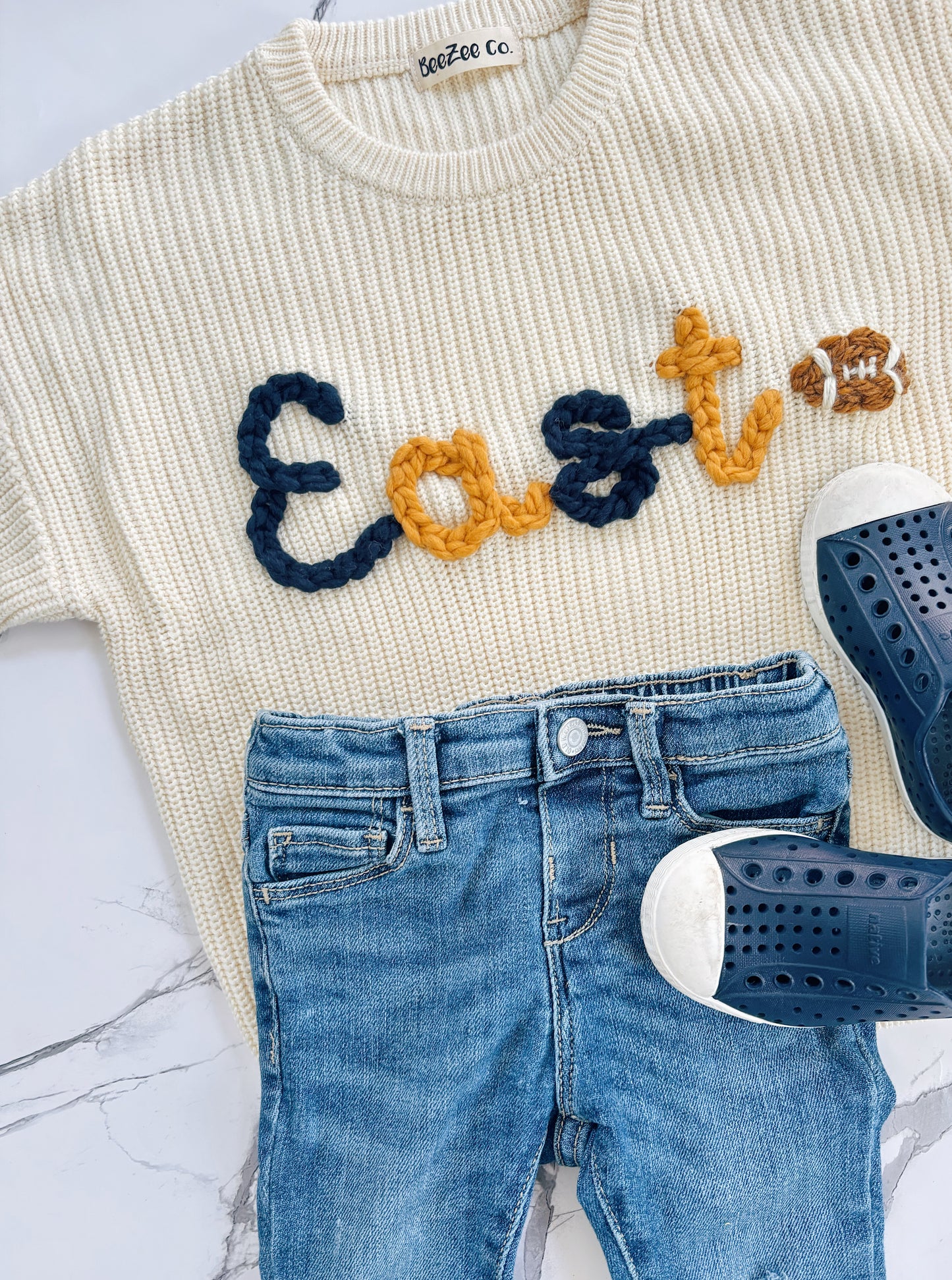 Embroidered Custom Sports Team Sweater