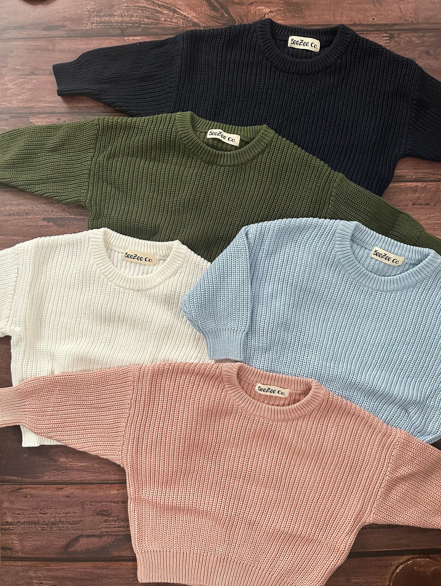 Personalized Hand Embroidered Name Sweater for Babies & Toddlers