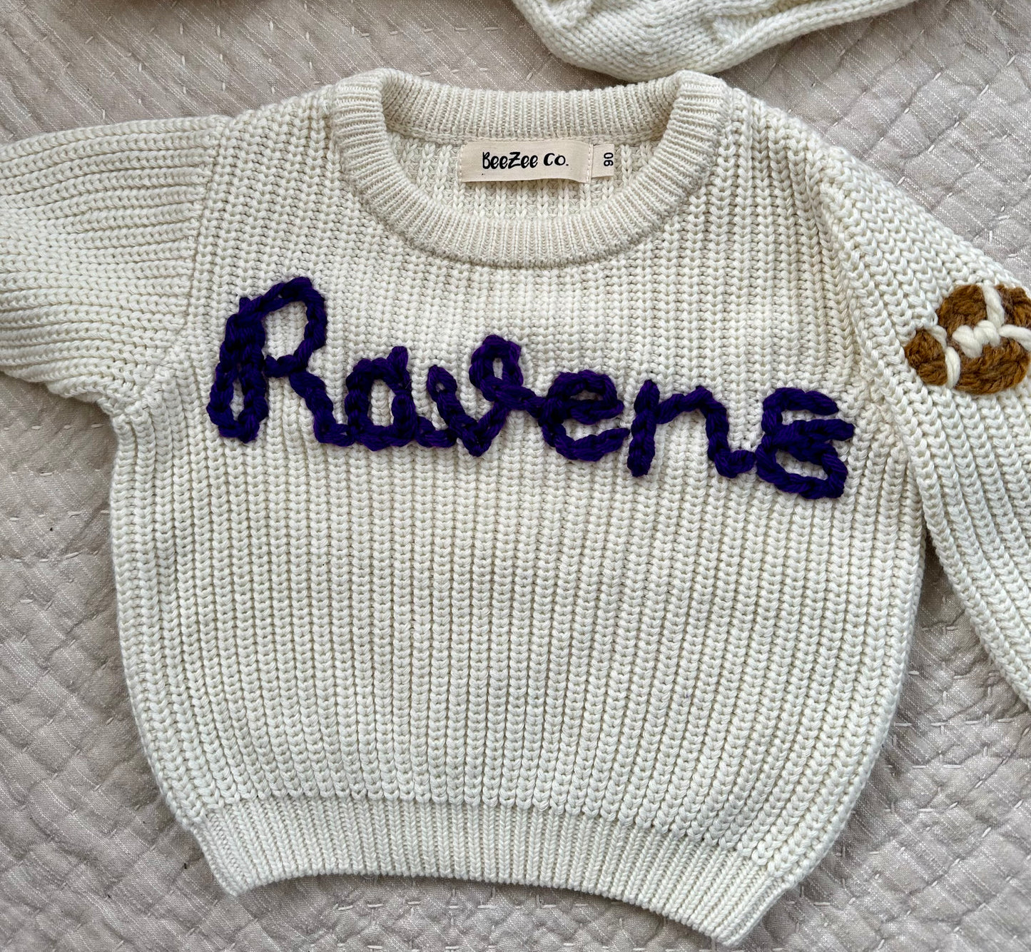 Embroidered Custom Sports Team Sweater