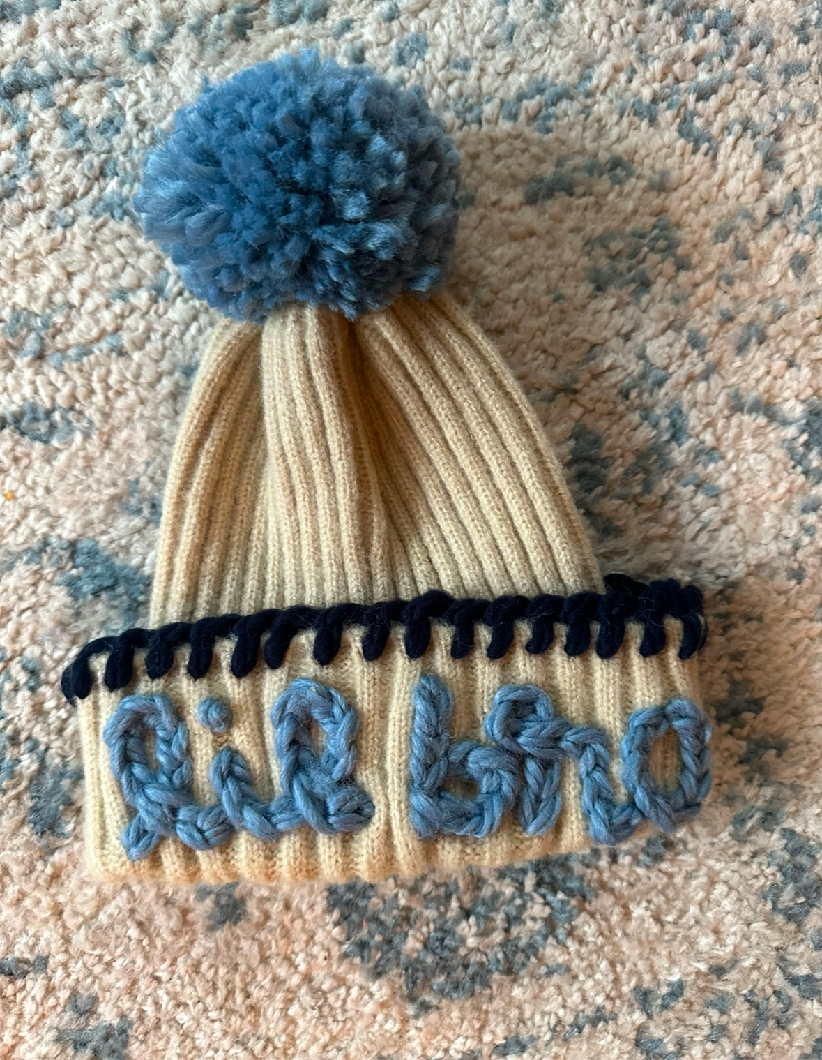 Custom Hand Embroidered Beanie