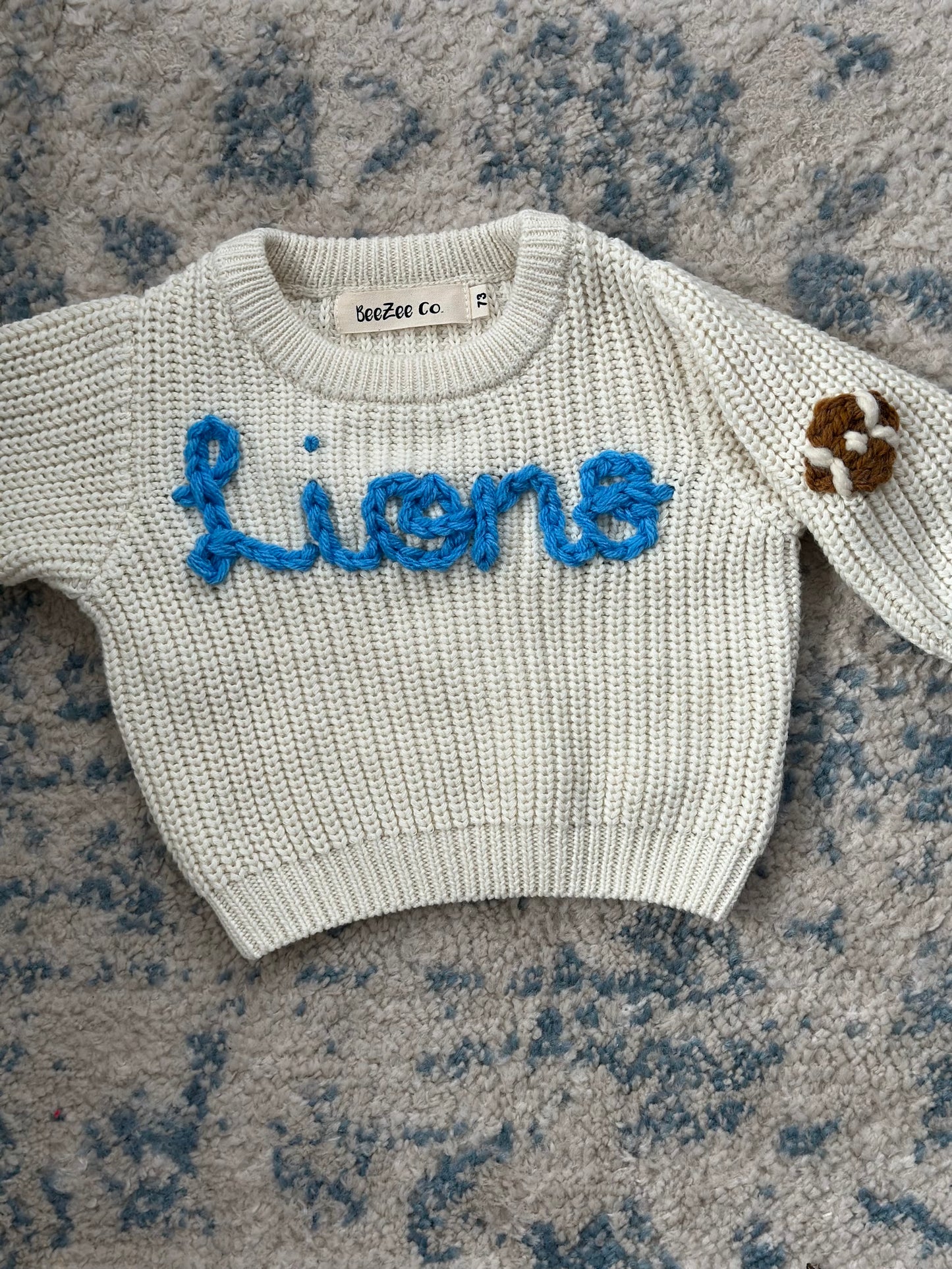 Embroidered Custom Sports Team Sweater