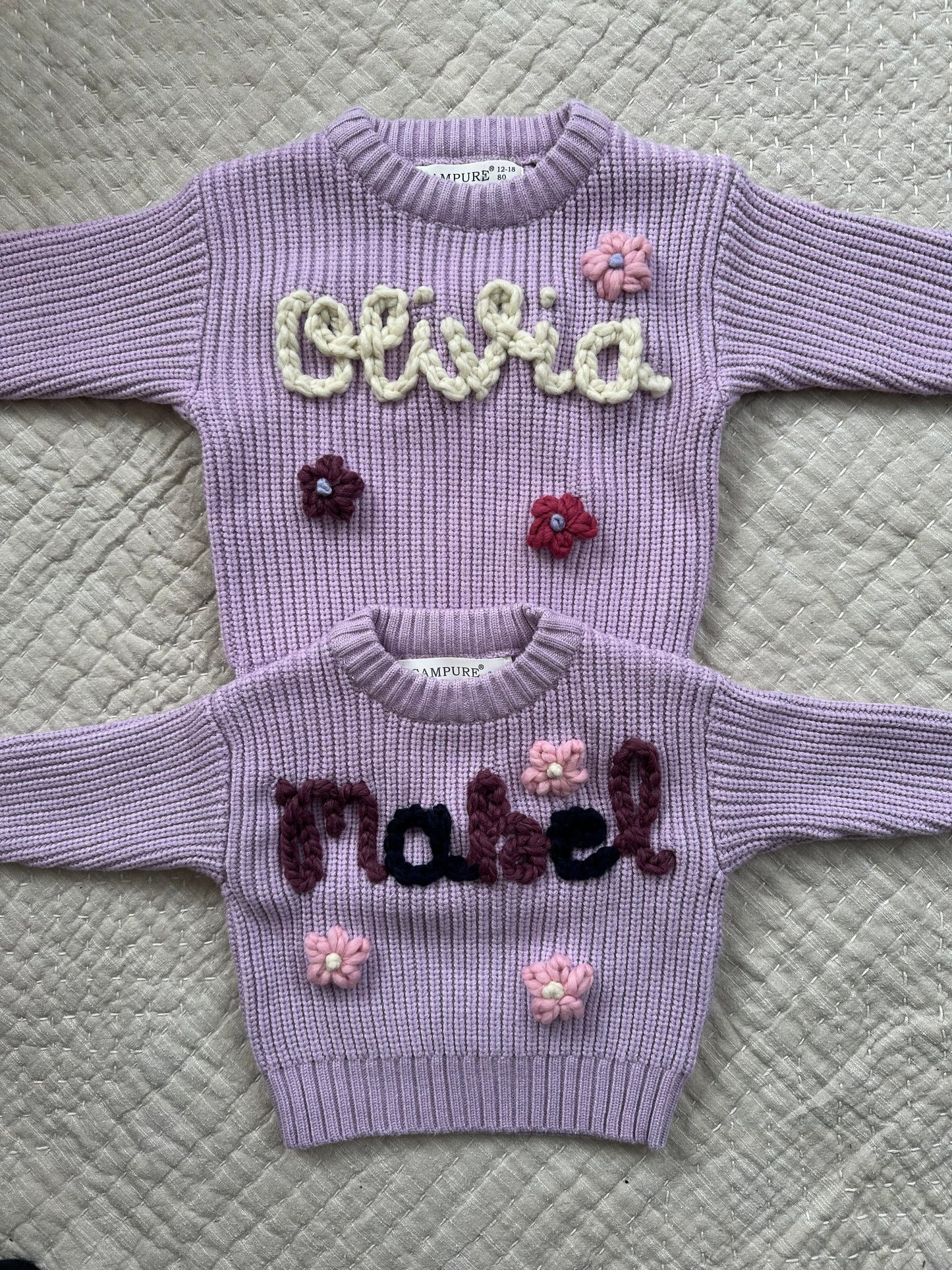 Embroidered Custom Name & Design Sweater