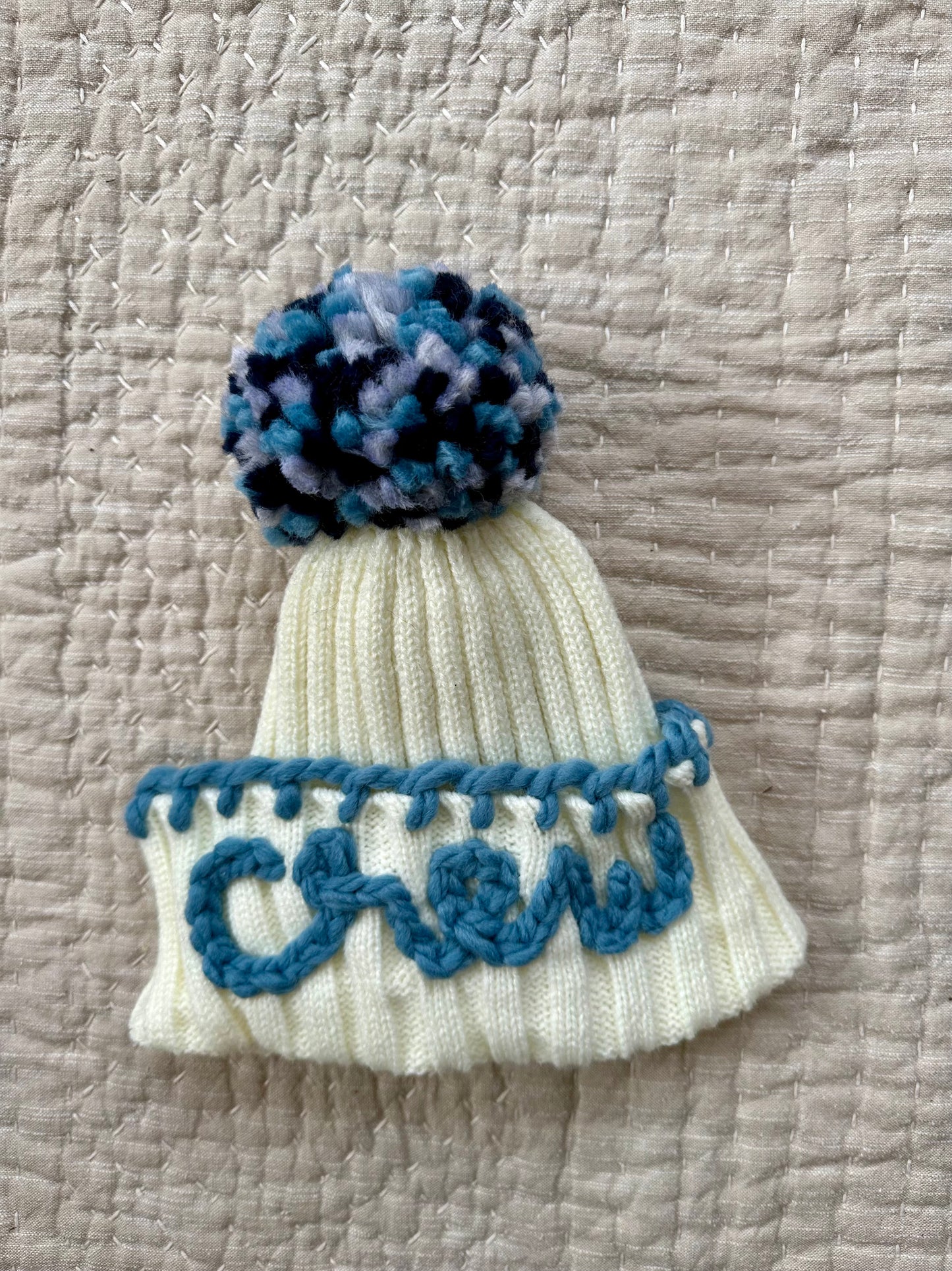 Custom Sweater & Hat Set