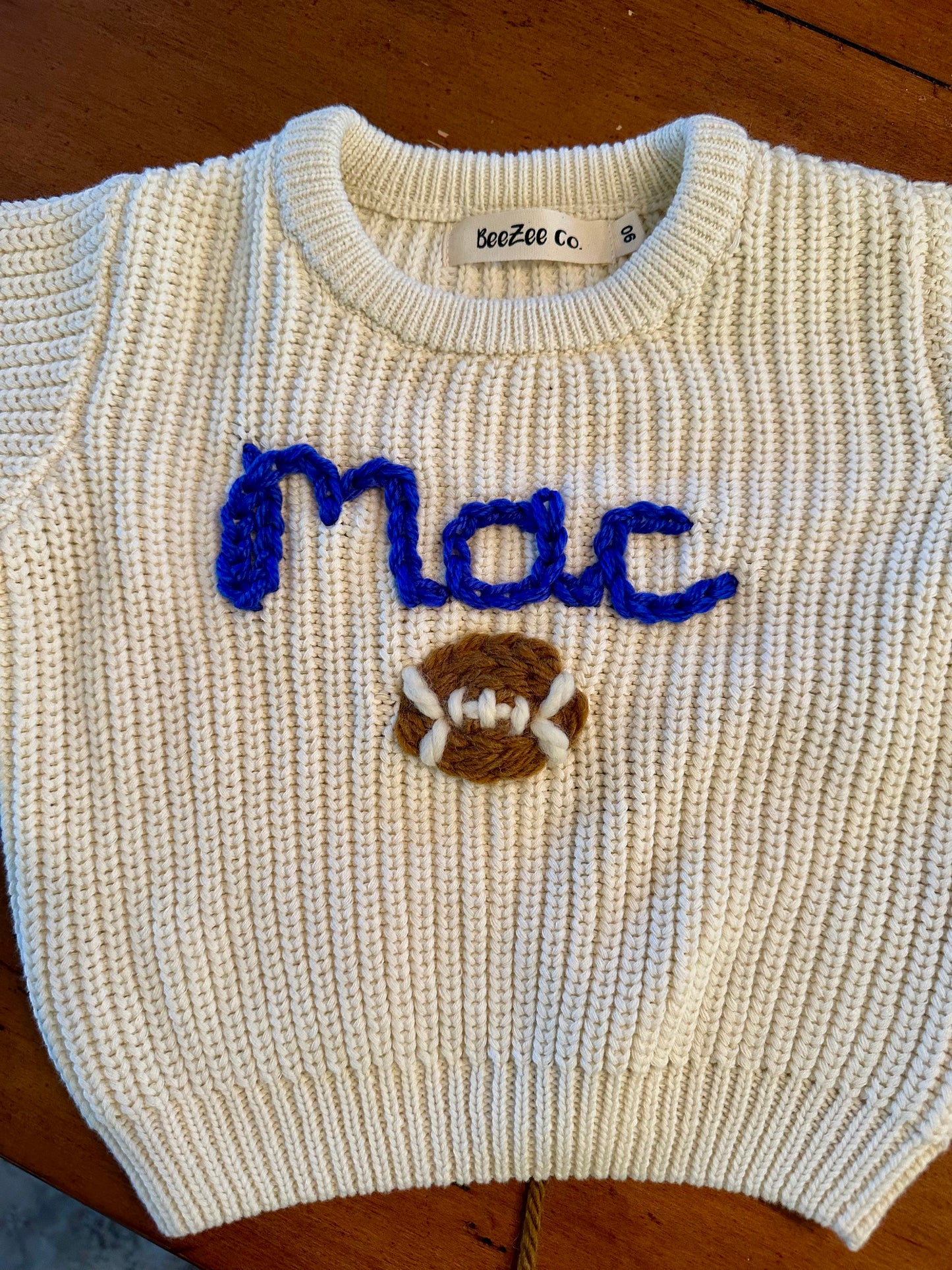 Embroidered Custom Name & Design Sweater