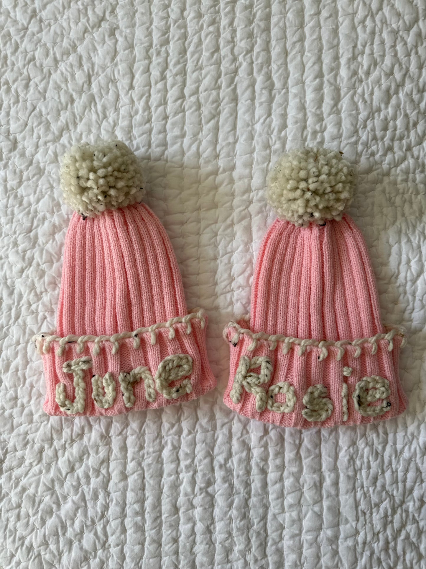 Custom Hand Embroidered Beanie