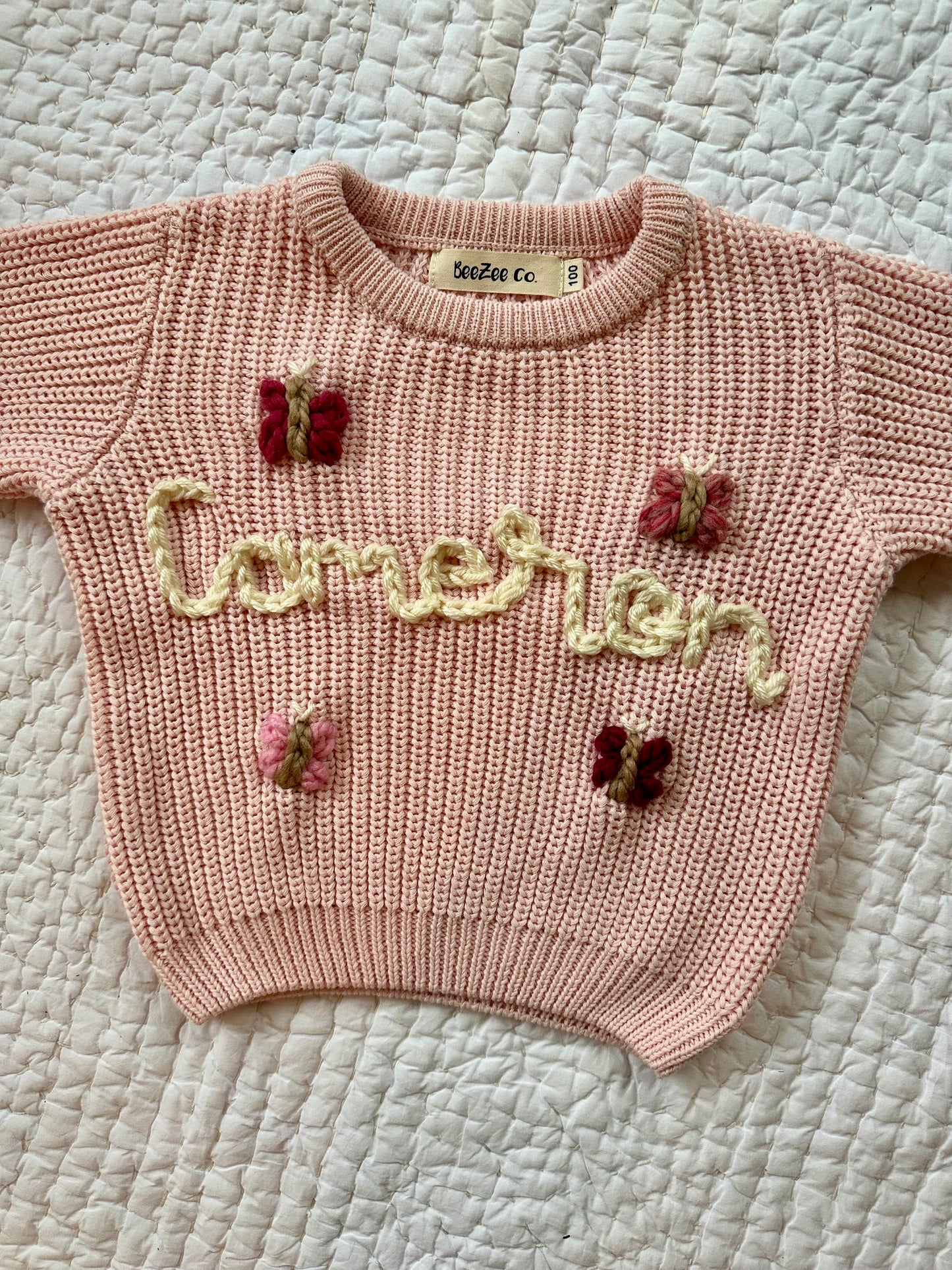 Embroidered Custom Name & Design Sweater