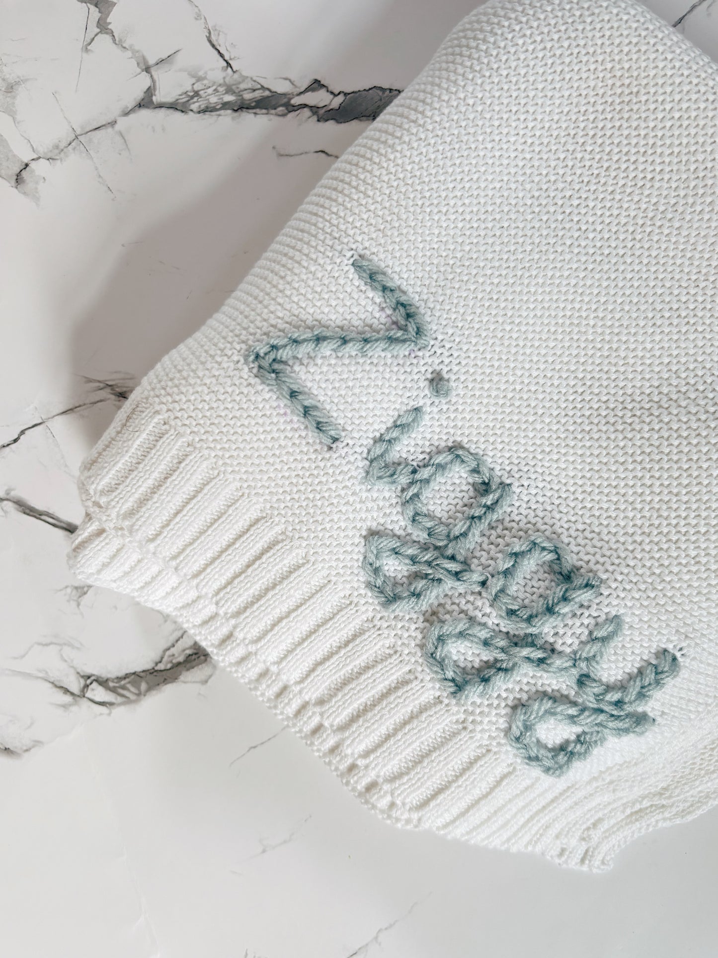 Cozy Bundle (Custom Hand Embroidered Blanket & Pillow)