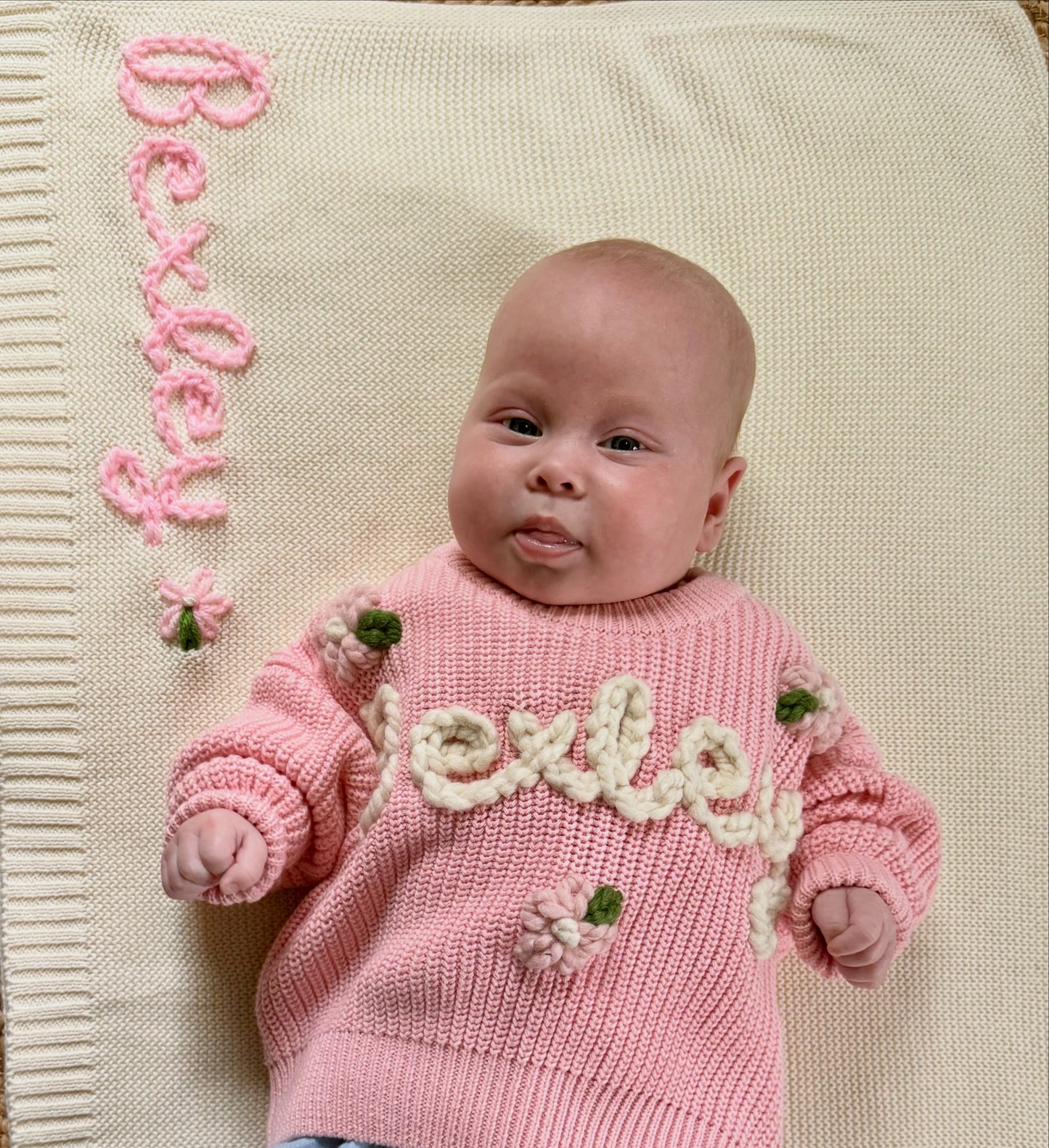 Embroidered Custom Baby Blanket