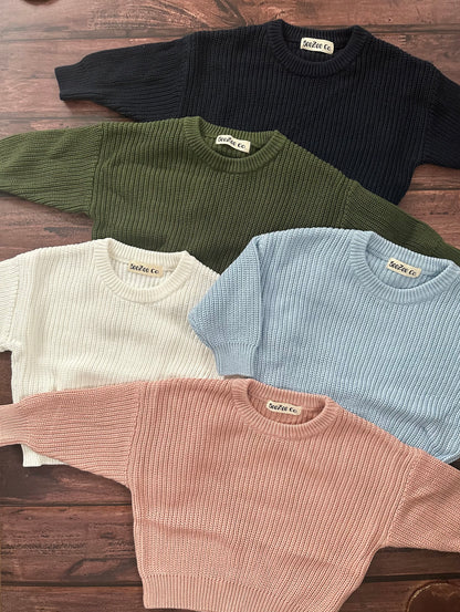 Hand Embroidered Ski Sweater