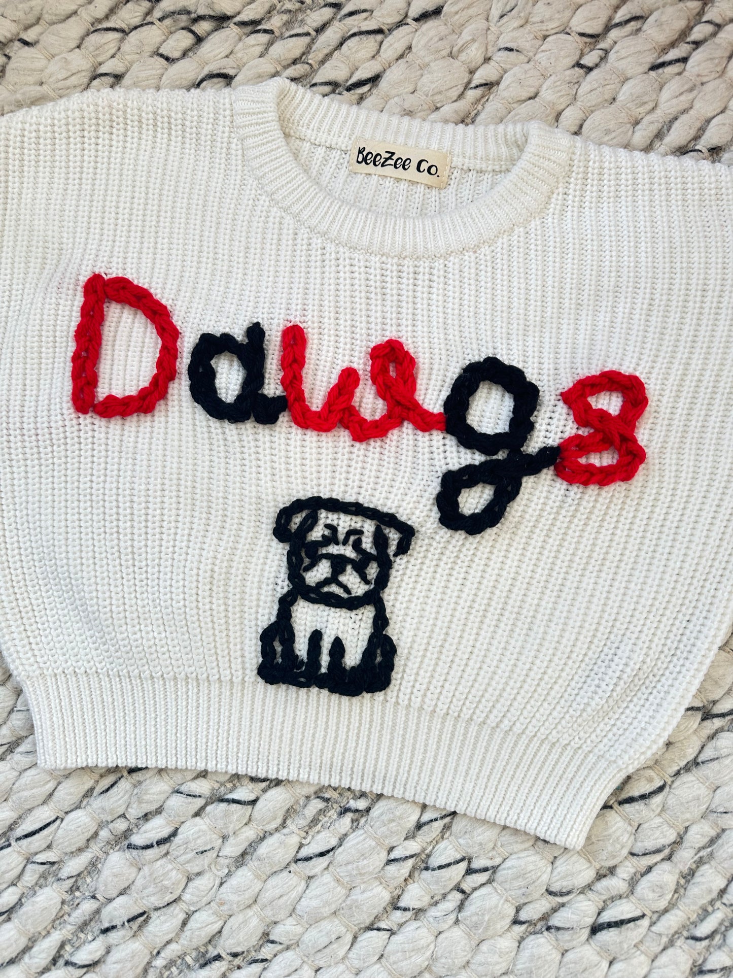 Embroidered Custom Sports Team Sweater