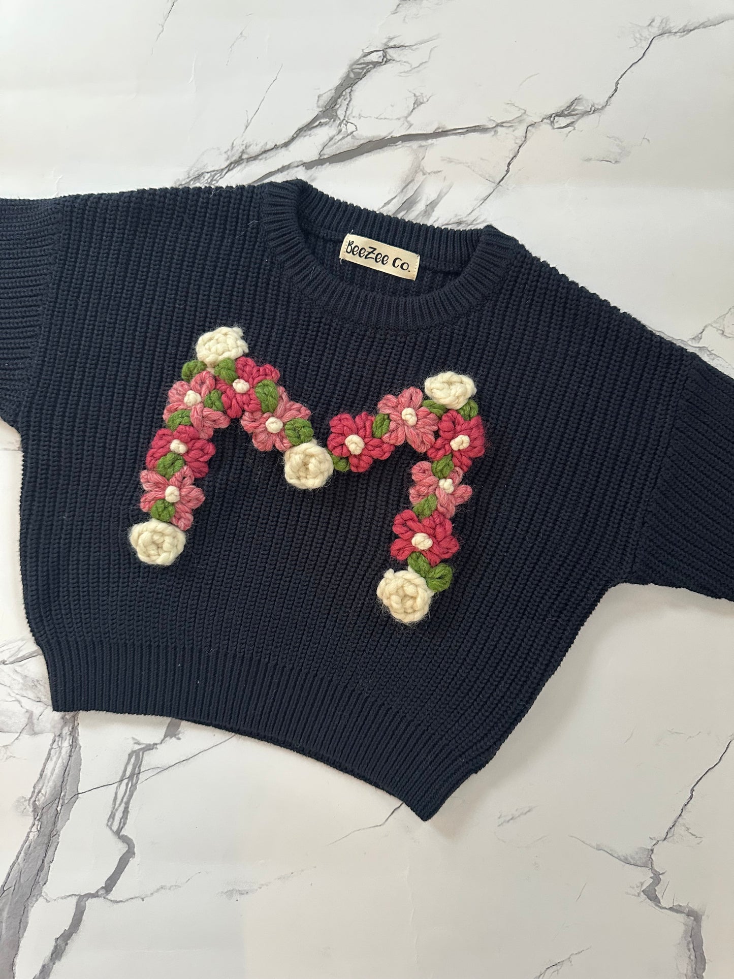 Personalized Initial Sweater for Babies & Toddlers