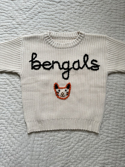 Embroidered Custom Sports Team Sweater