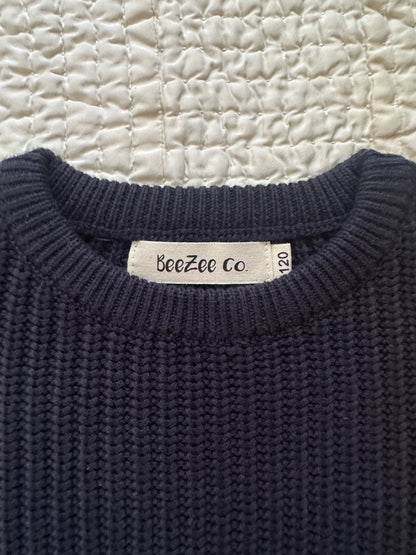 Embroidered Custom Name Sweater + 1 Small Flower (DOT ON "i" OR ELSEWHERE)