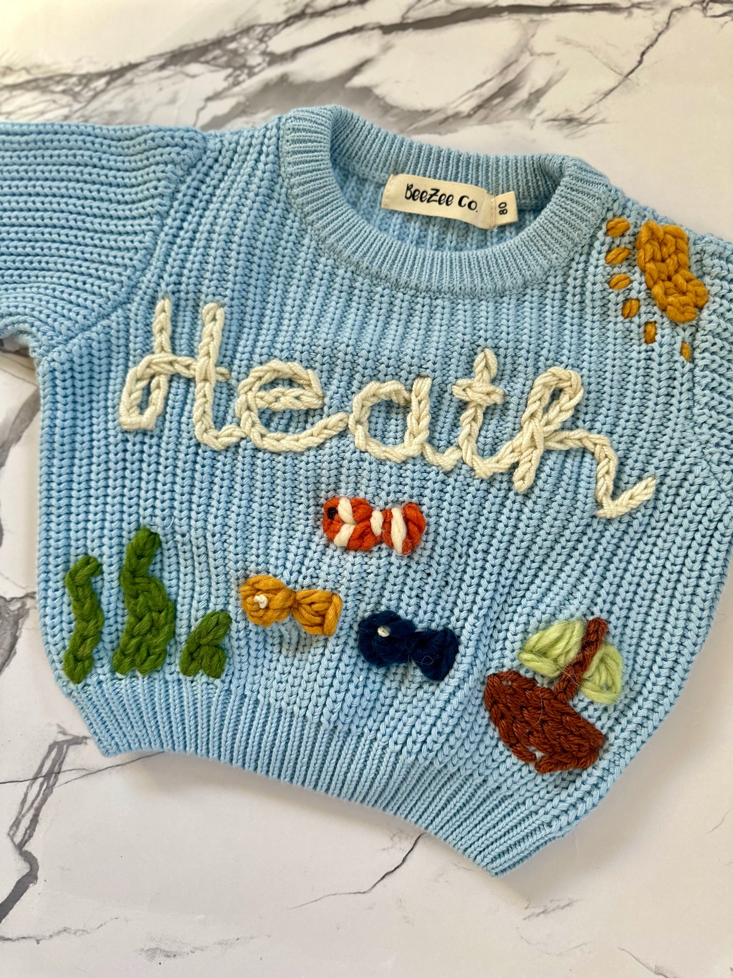 Embroidered Custom Name & Design Sweater