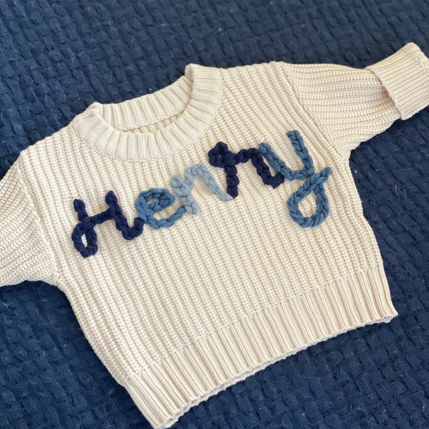 Embroidered Custom Name Sweater (NAME ONLY)