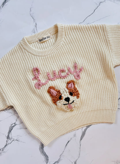 Embroidered Custom Name & Design Sweater