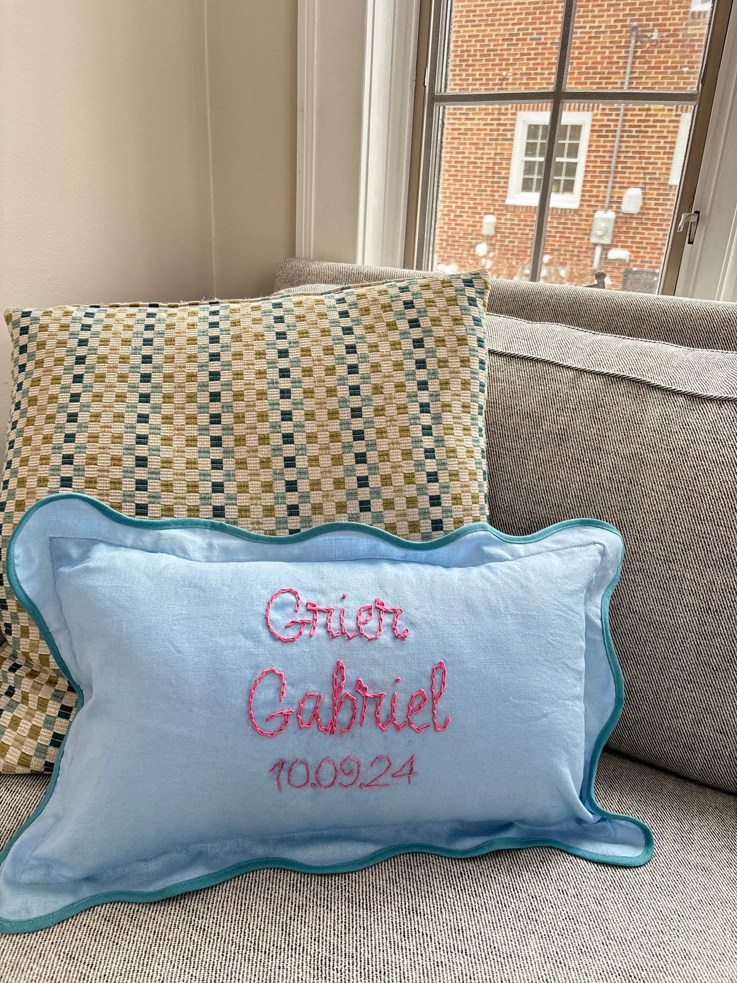 Embroidered Custom Pillows