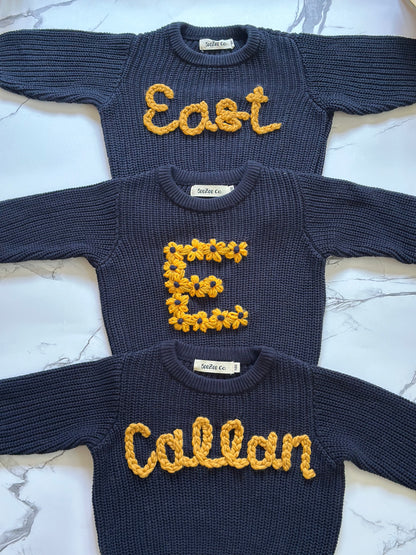Embroidered Custom Sports Team Sweater