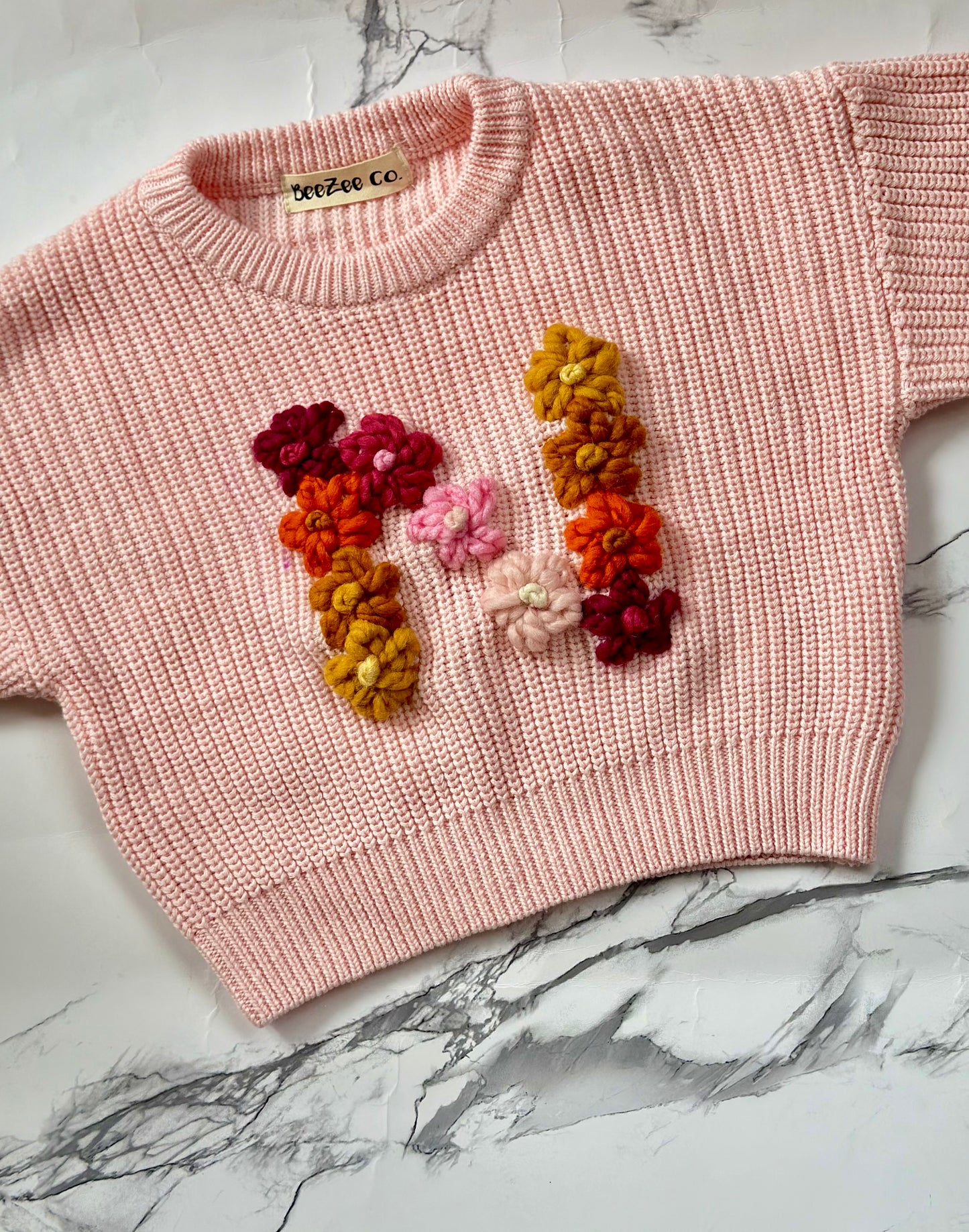 Personalized Initial Sweater for Babies & Toddlers