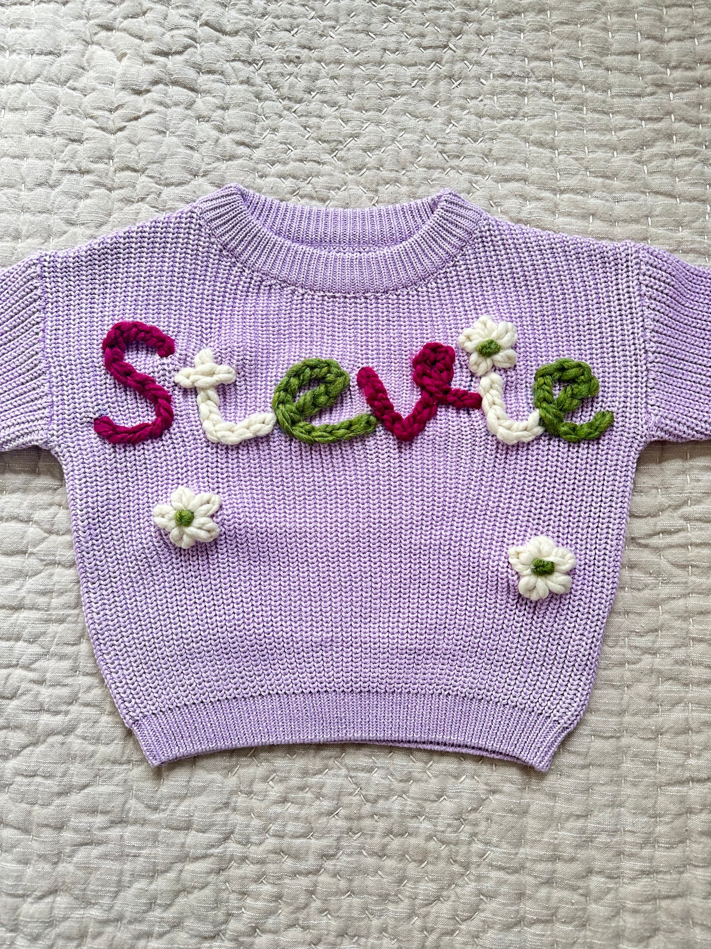 Embroidered Custom Name & Design Sweater