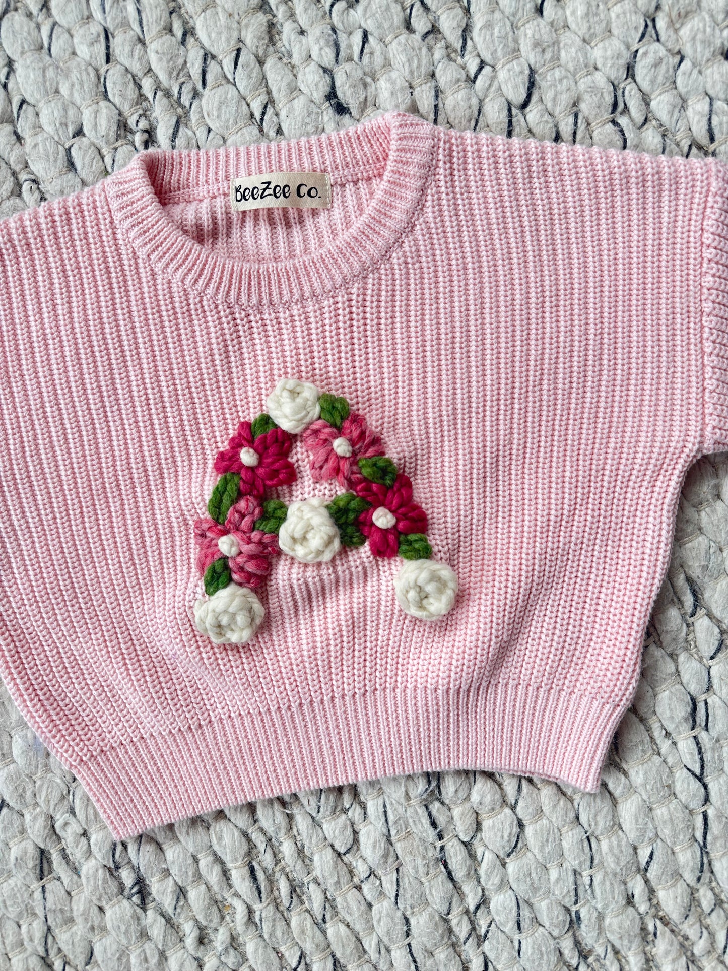 Personalized Initial Sweater for Babies & Toddlers