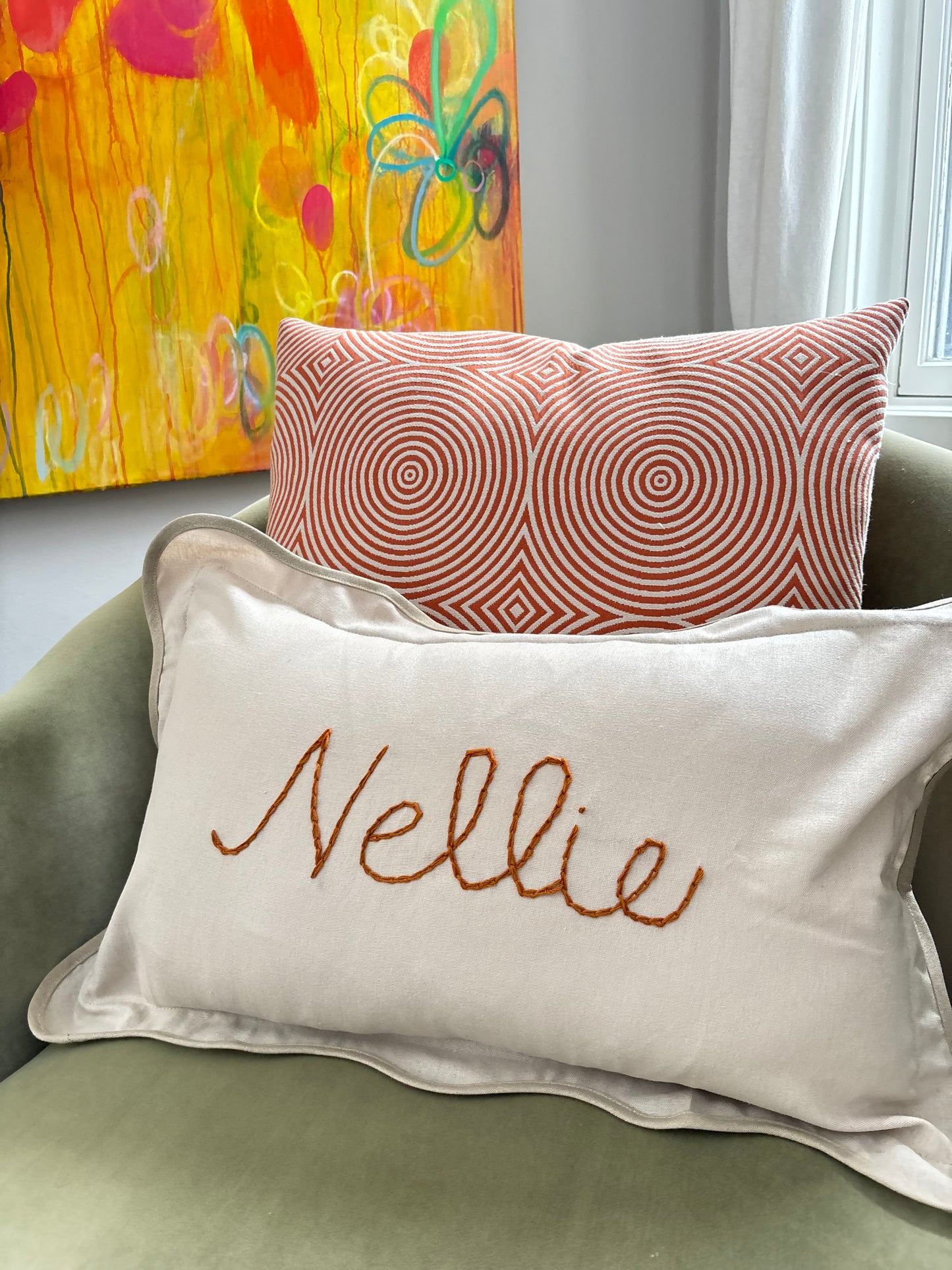 Embroidered Custom Pillows