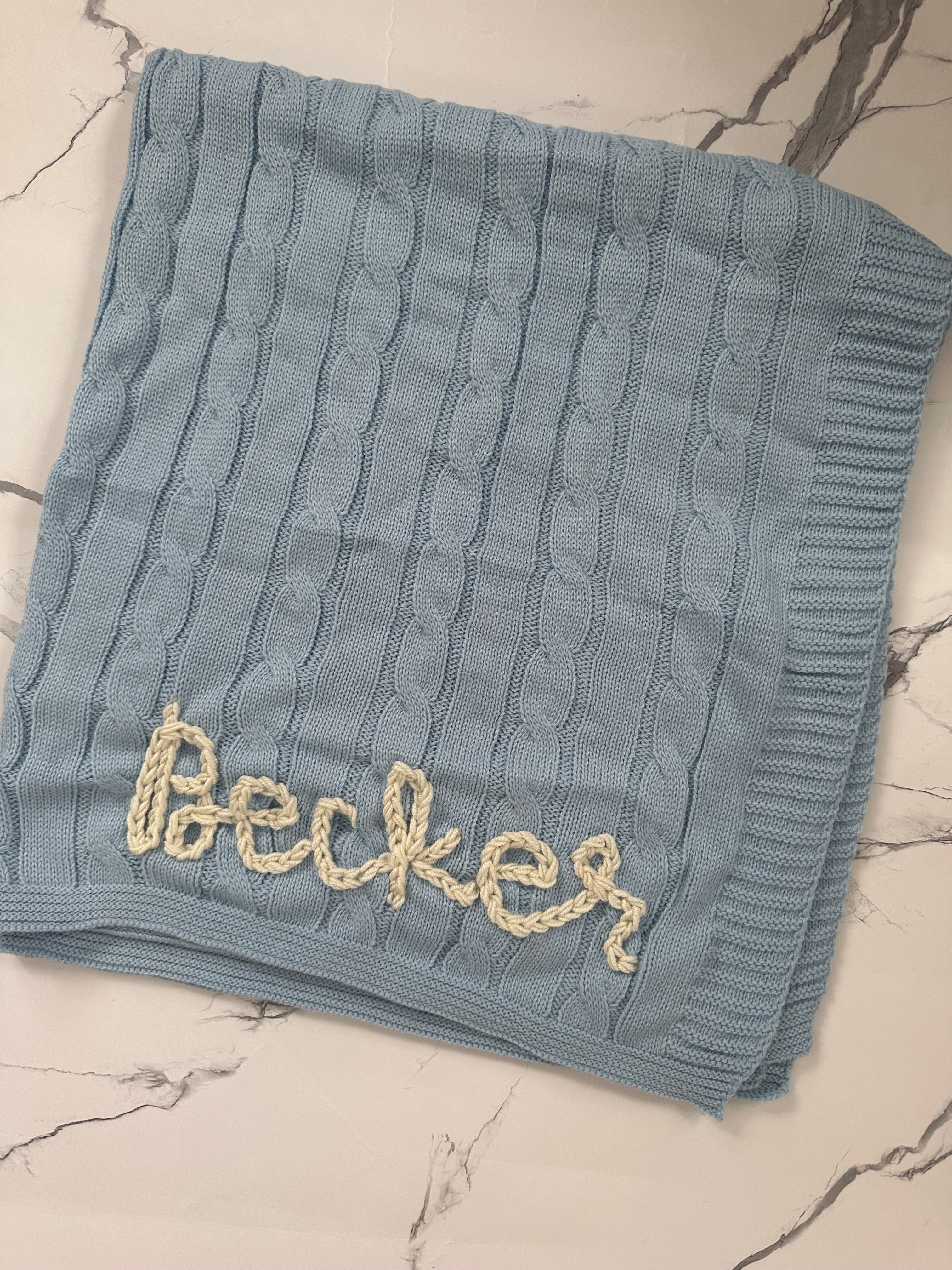 Cozy Bundle (Custom Hand Embroidered Blanket & Pillow) – BeeZee