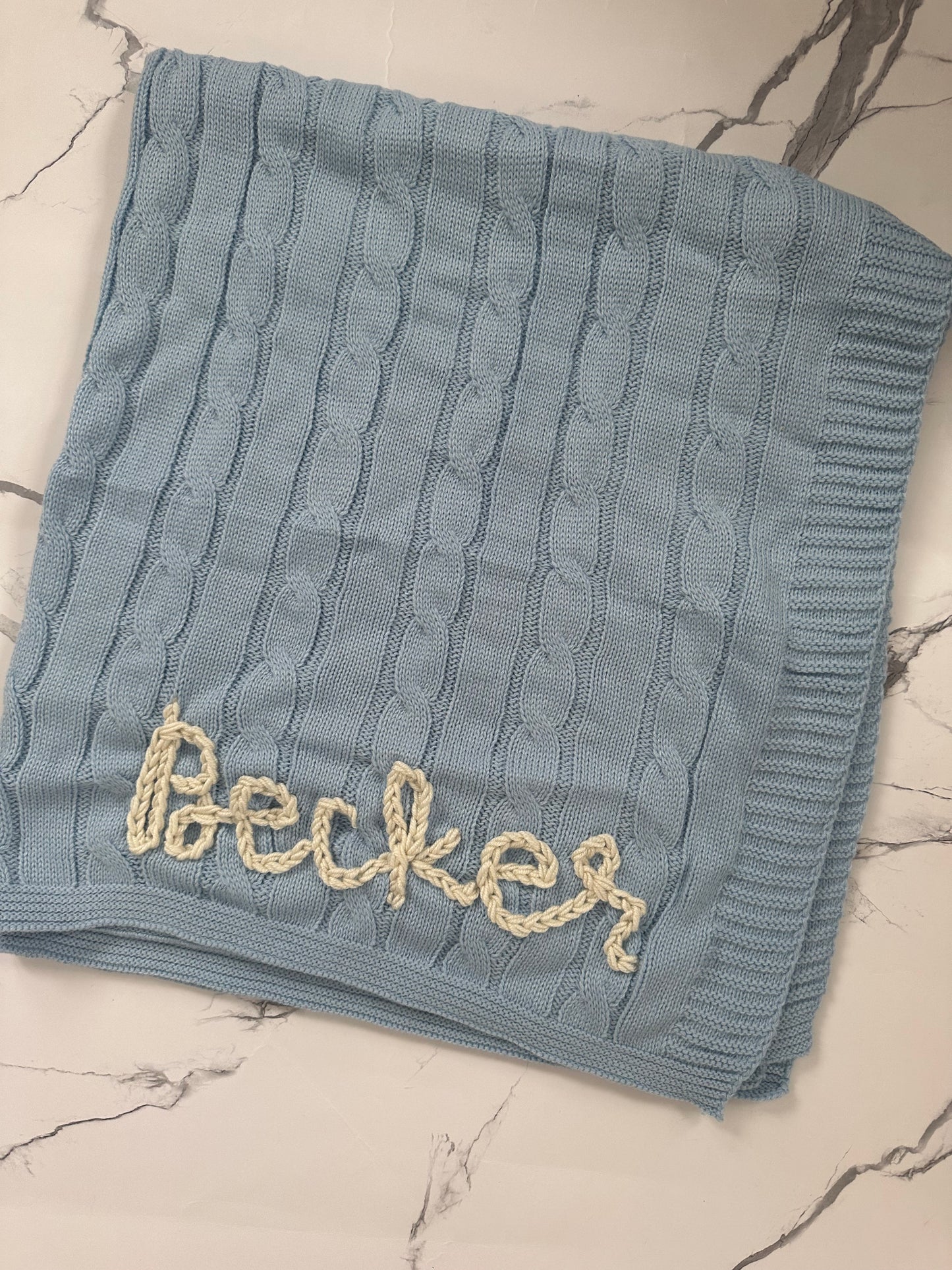 Cozy Bundle (Custom Hand Embroidered Blanket & Pillow)