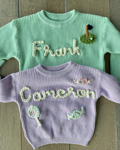 Embroidered Custom Name & Design Sweater