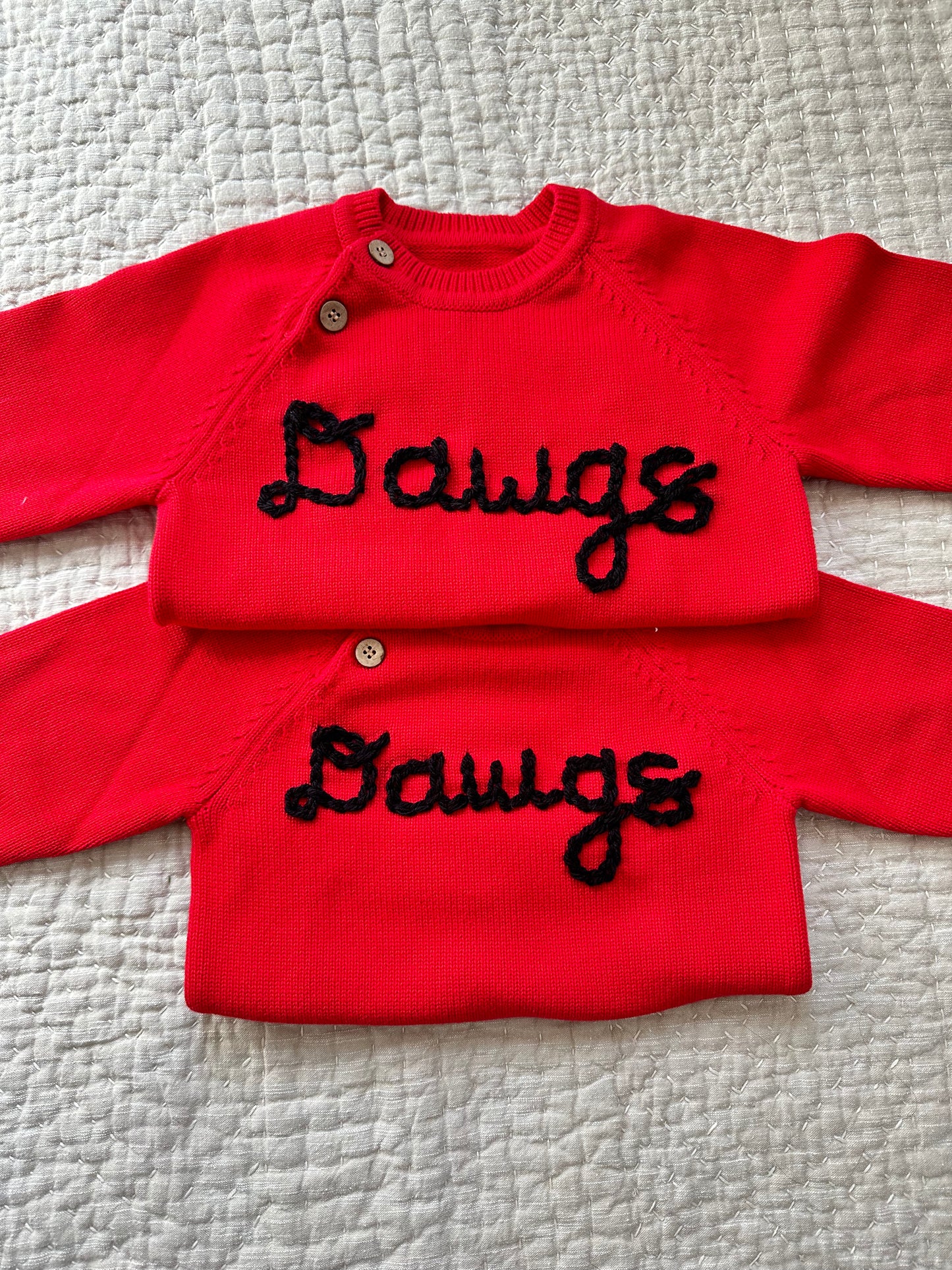 Embroidered Custom Sports Team Sweater