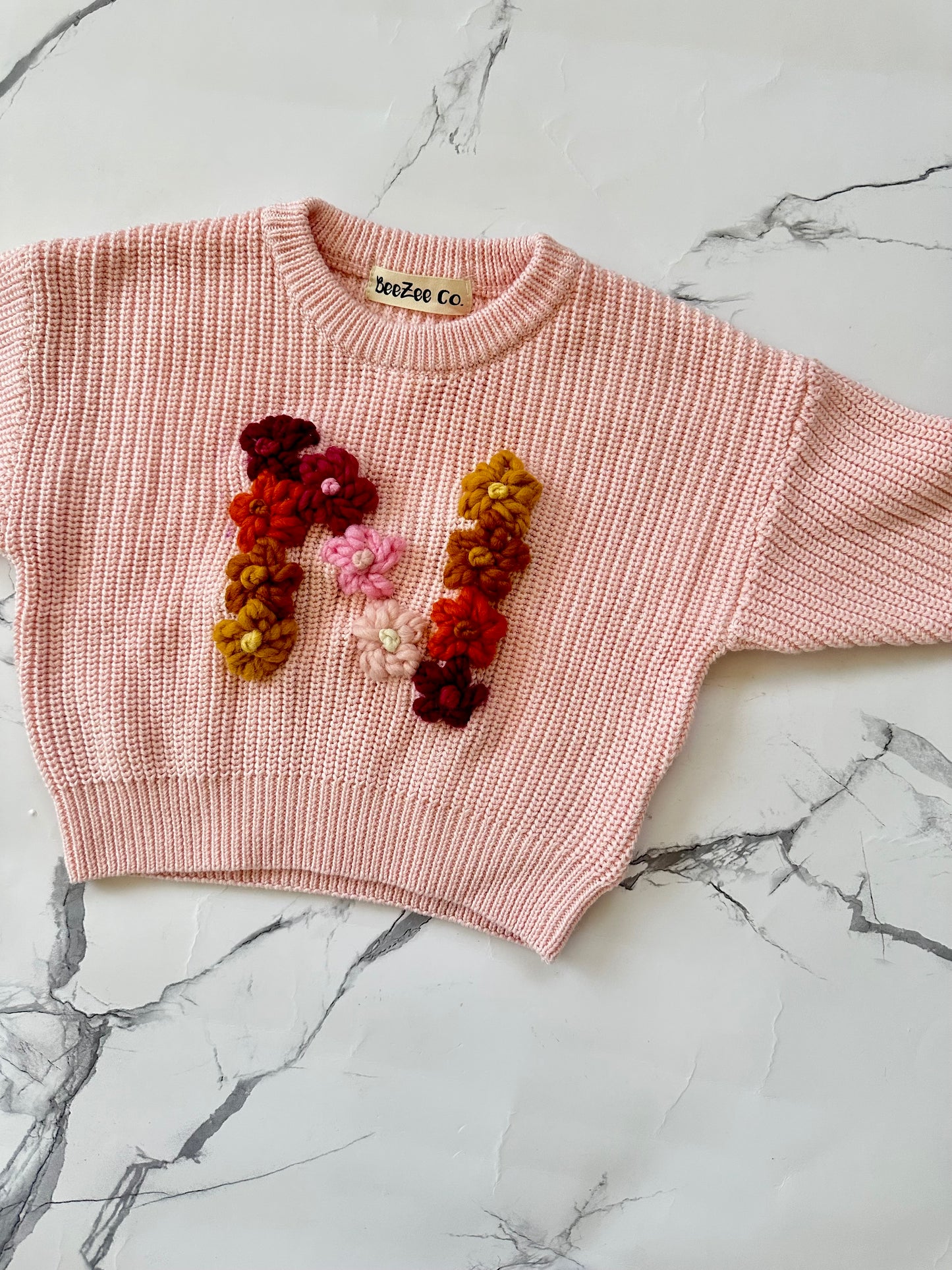 Personalized Initial Sweater for Babies & Toddlers