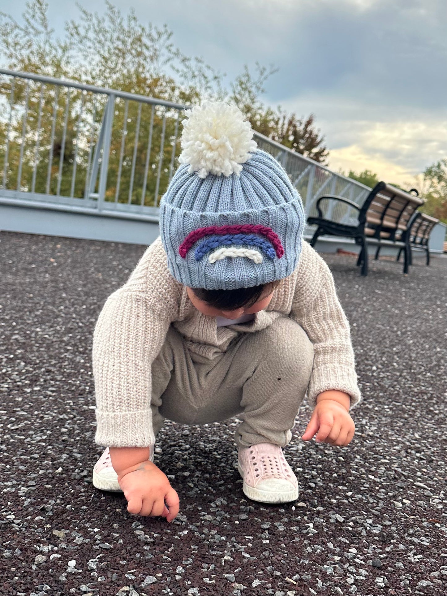 Rainbow Hat for March of Dimes