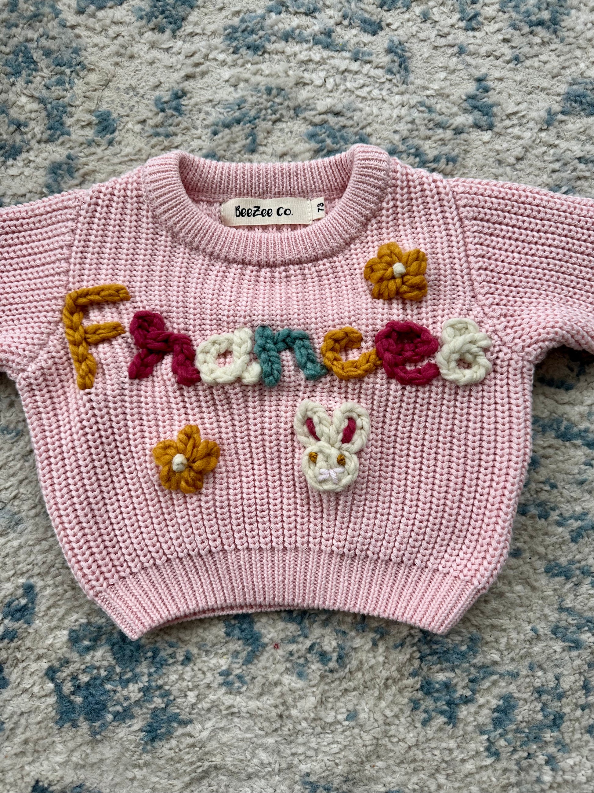 Embroidered Custom Name Design Sweater – BeeZee