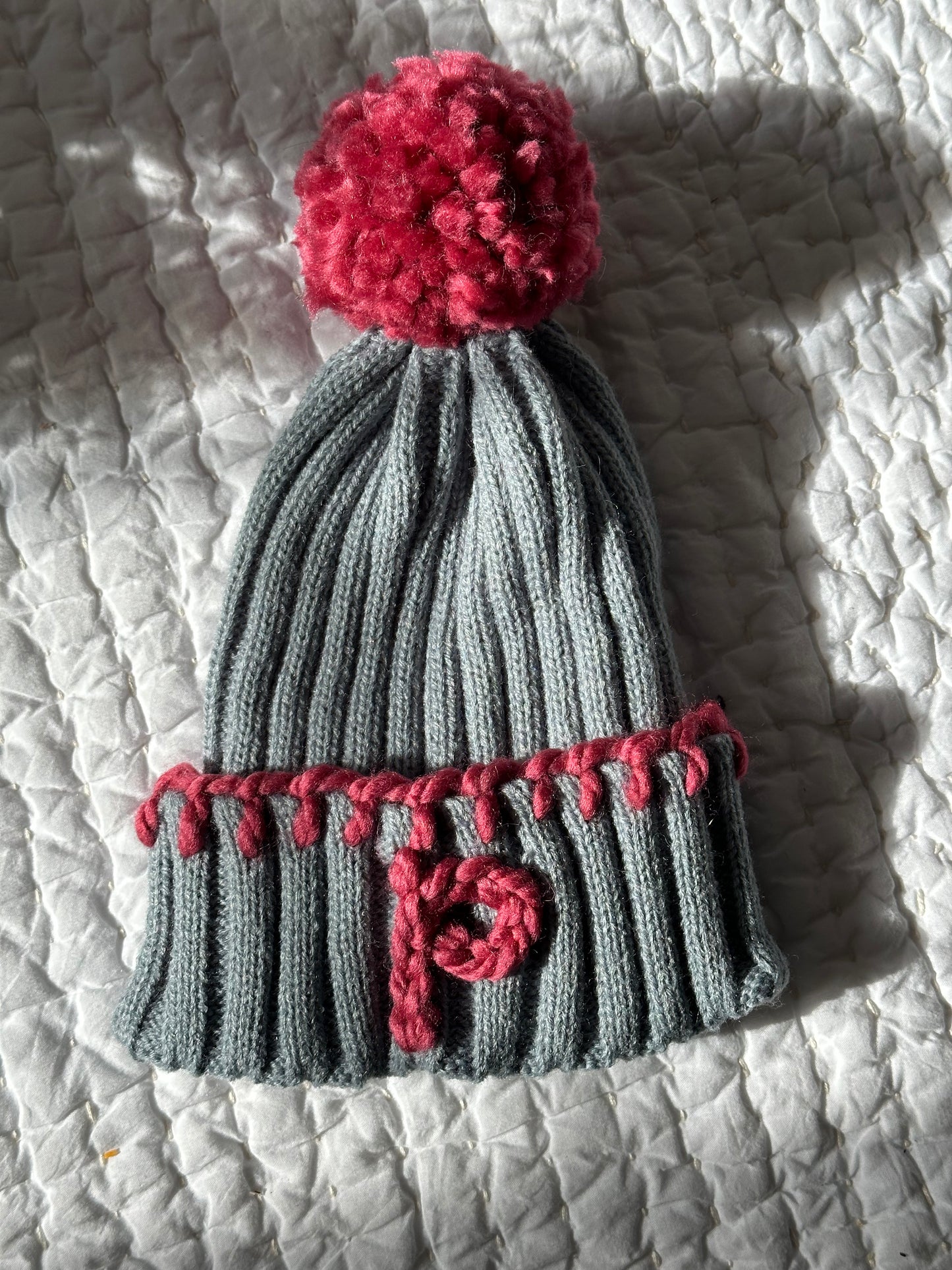 Custom Hand Embroidered Beanie