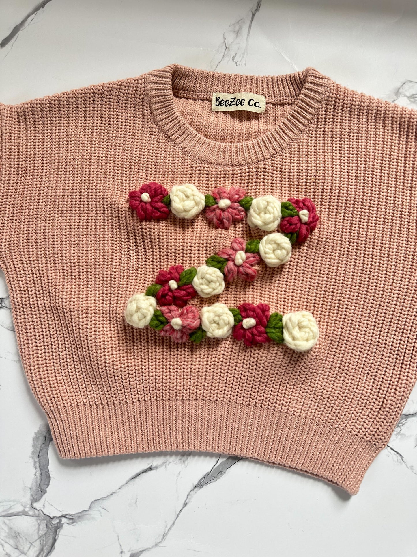 Personalized Initial Sweater for Babies & Toddlers