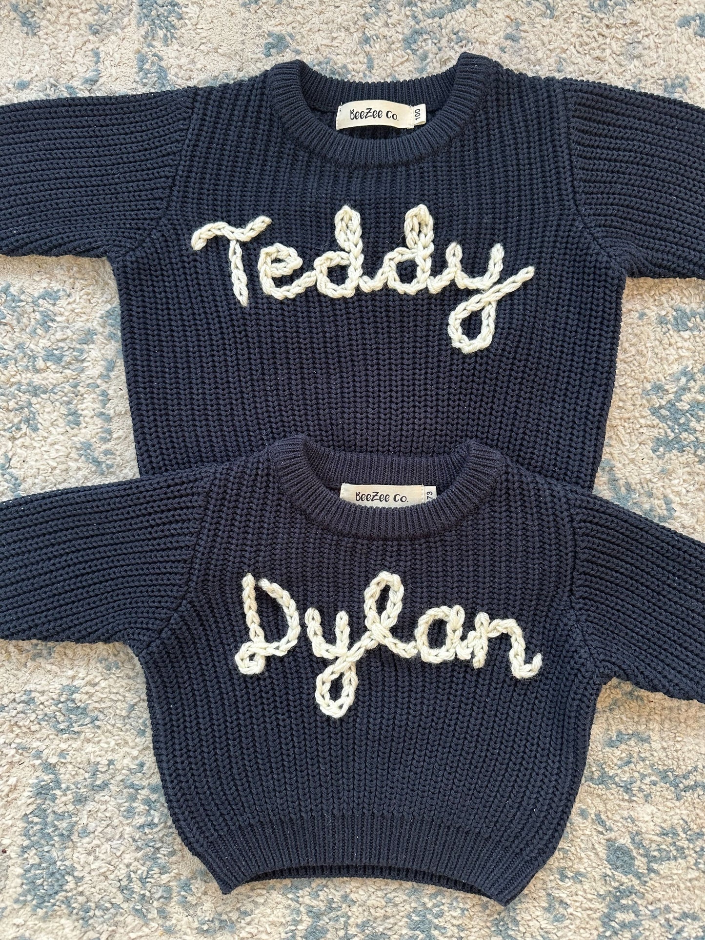 Embroidered Custom Name Sweater (NAME ONLY)