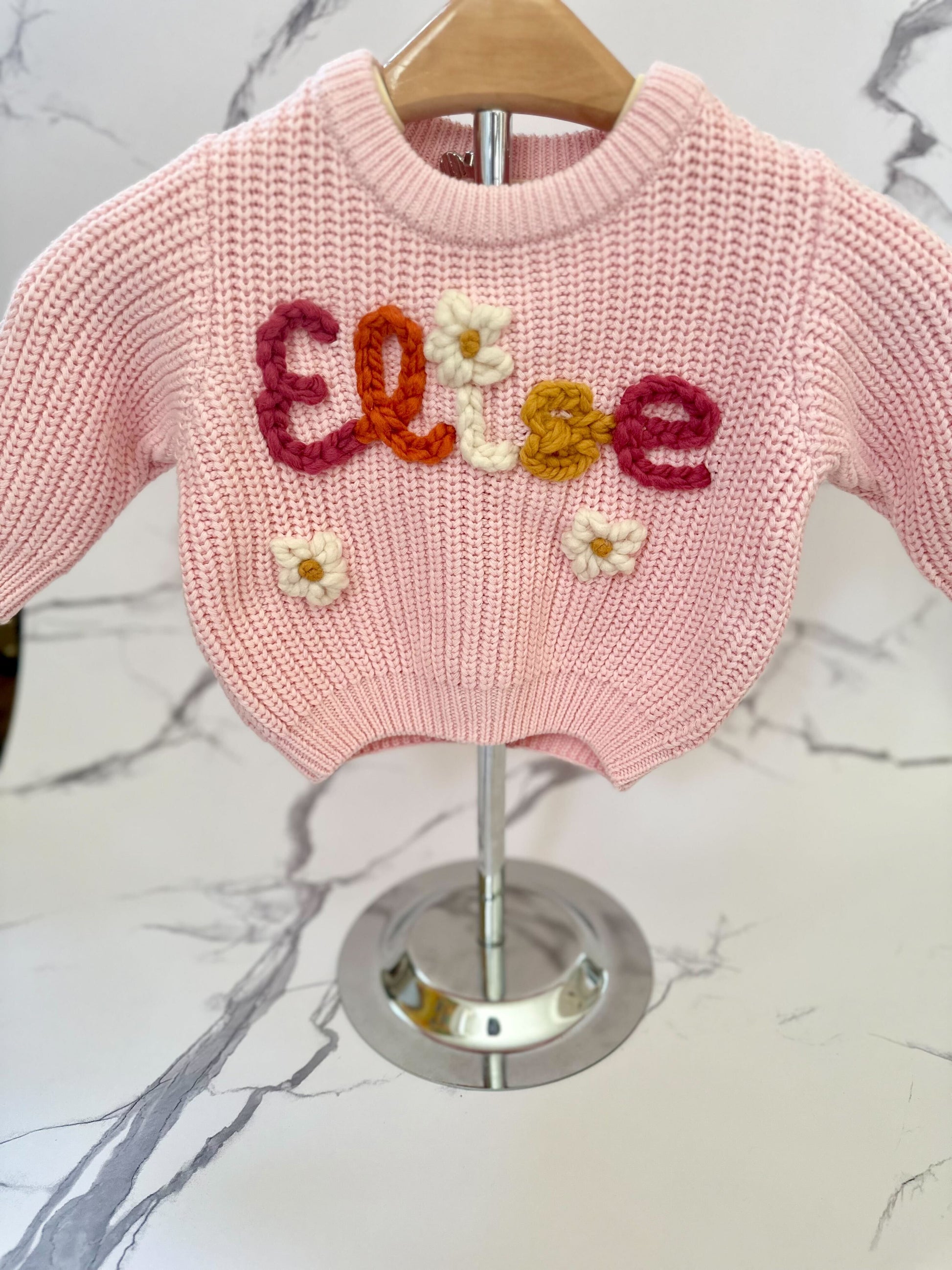 Embroidered Custom Name Design Sweater – BeeZee