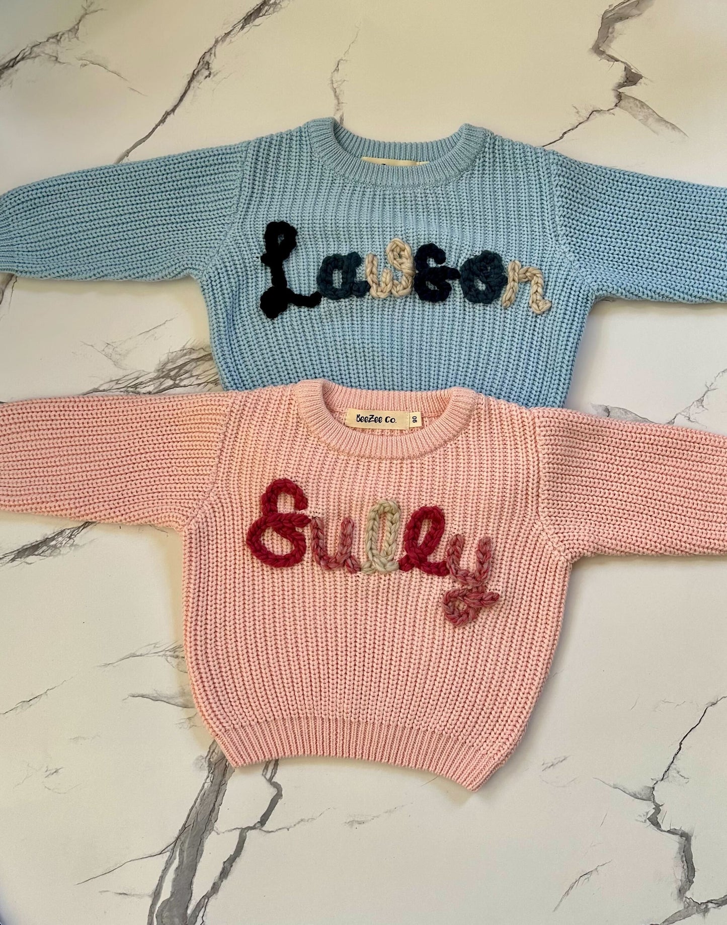 Embroidered Custom Name Sweater (NAME ONLY)